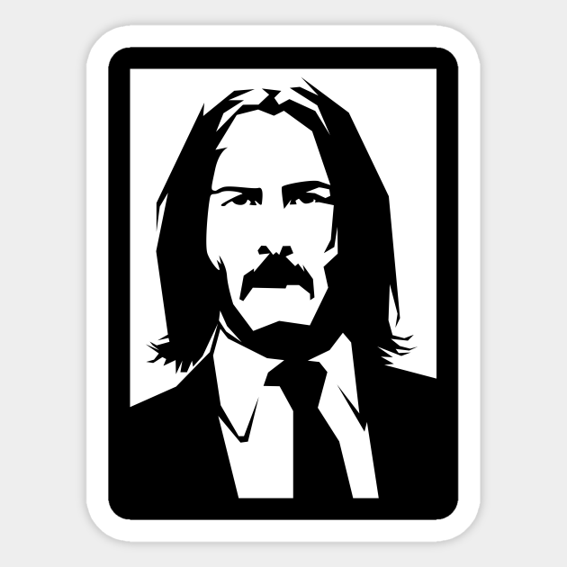 John Wick John Wick Sticker Teepublic 5300